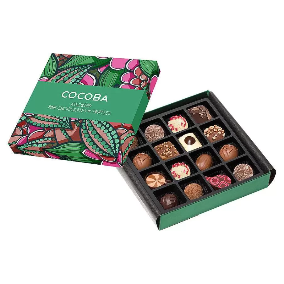Hot 16 Assorted Fine Chocolates & Truffles Gift Box Toppings