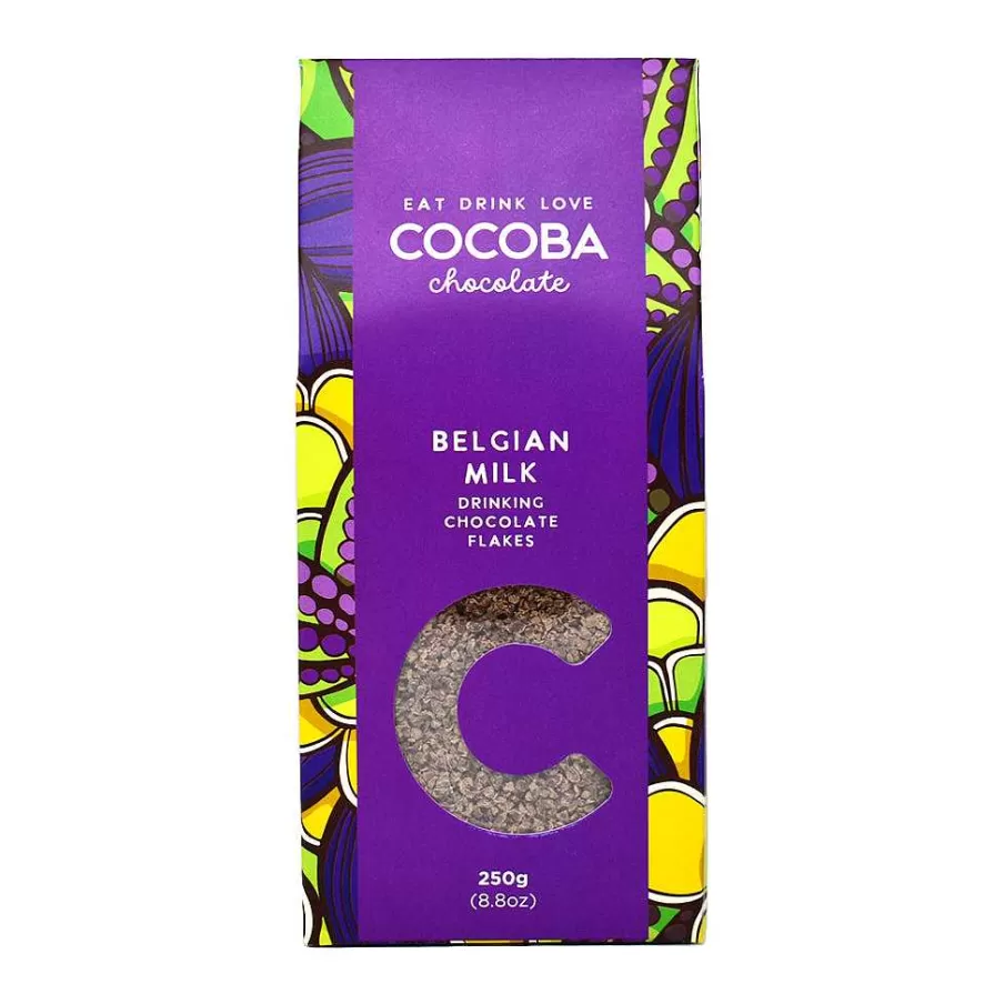 Shop Belgian Milk Drinking Chocolate Flakes Hot Chocolate Flakes