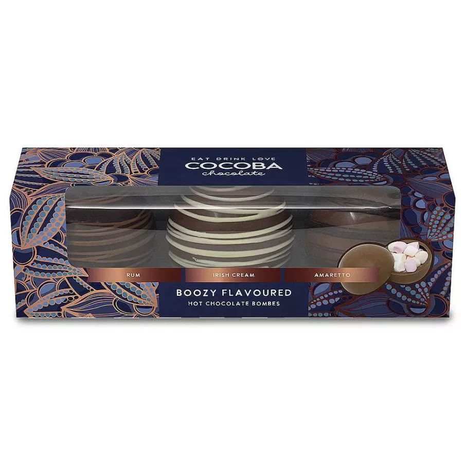Outlet Boozy Flavoured Hot Chocolate Bombes (3 Bombes) Hot Chocolate Bombs