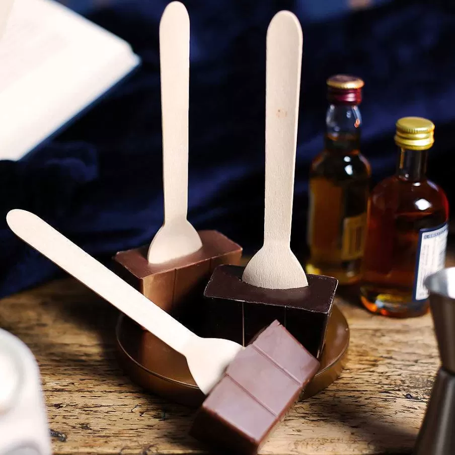 Flash Sale Boozy Flavoured Hot Chocolate Spoon Set (3 Spoons) Hot Chocolate Spoons