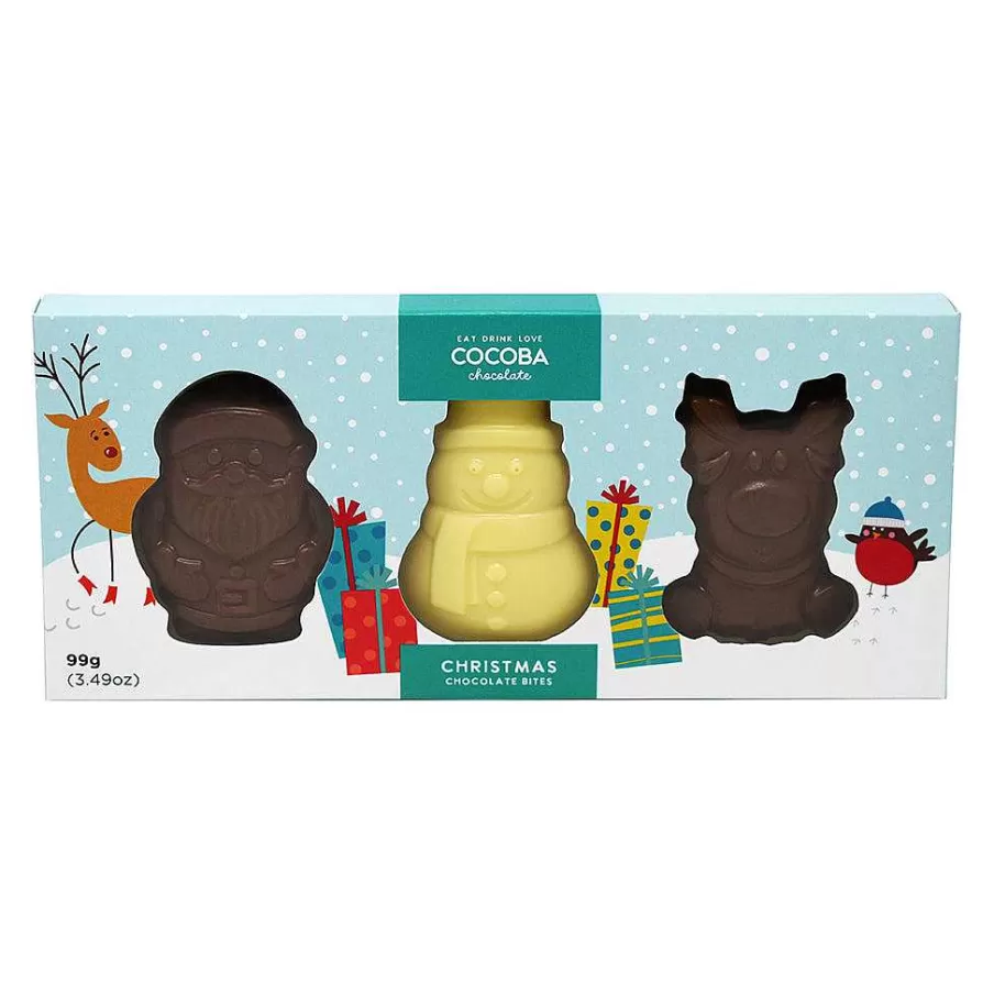 Discount Christmas Character Chocolate Bites Novelty Chocolate