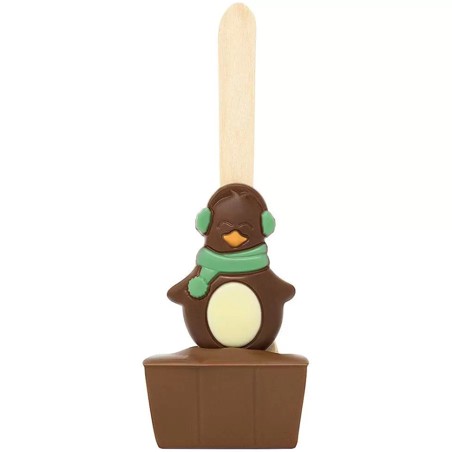 Online Christmas Penguin Milk Chocolate Hot Chocolate Spoon Hot Chocolate Spoons