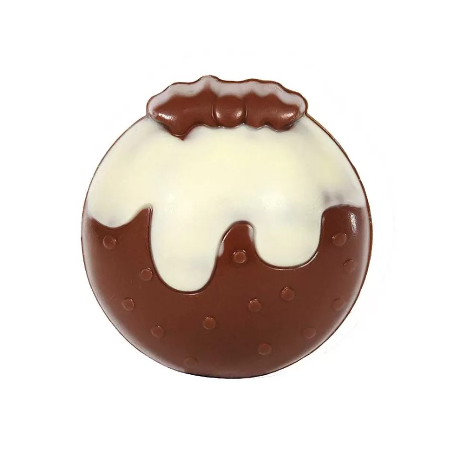 Online Christmas Pudding Hot Chocolate Bombe (Single) Hot Chocolate Bombs