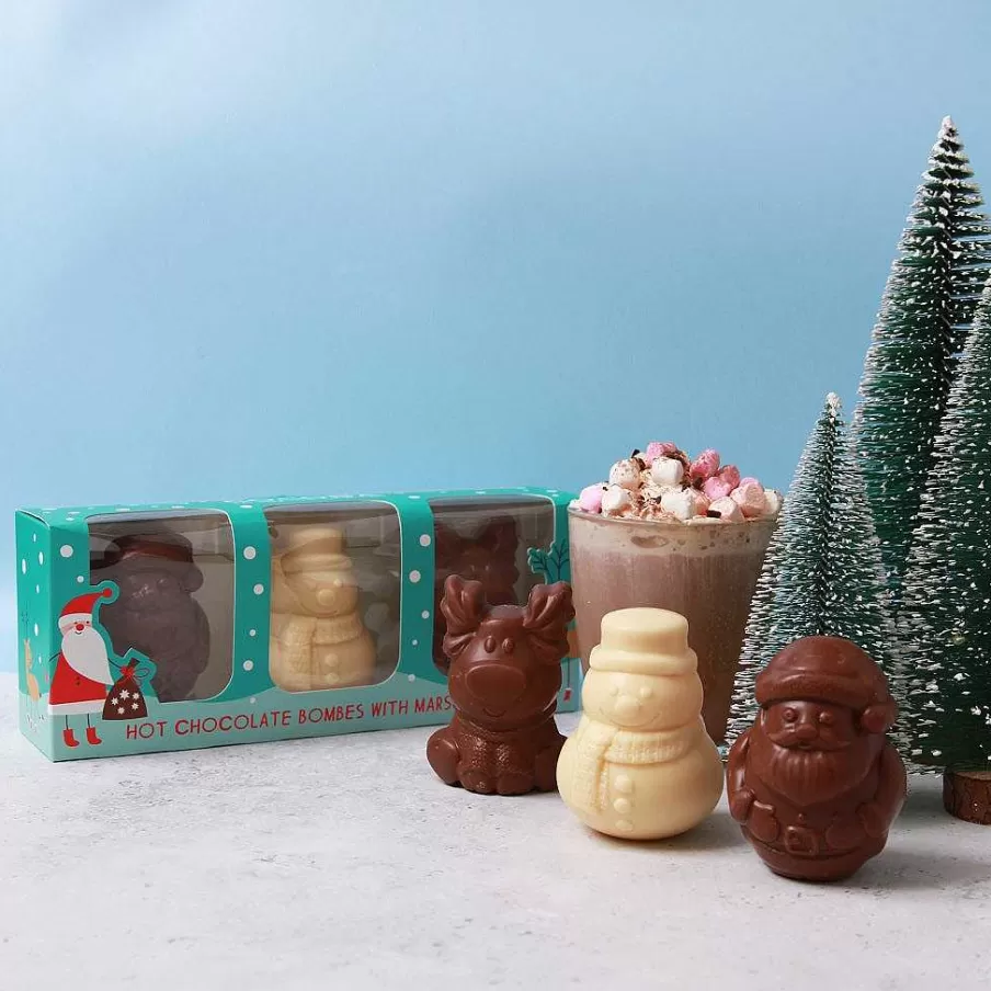 Hot Christmas Reindeer Hot Chocolate Bombe (Single) Hot Chocolate Bombs