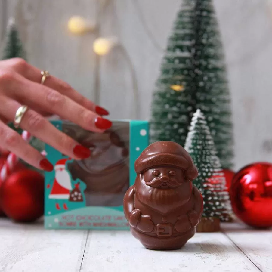 Online Christmas Santa Hot Chocolate Bombe (Single) Hot Chocolate Bombs