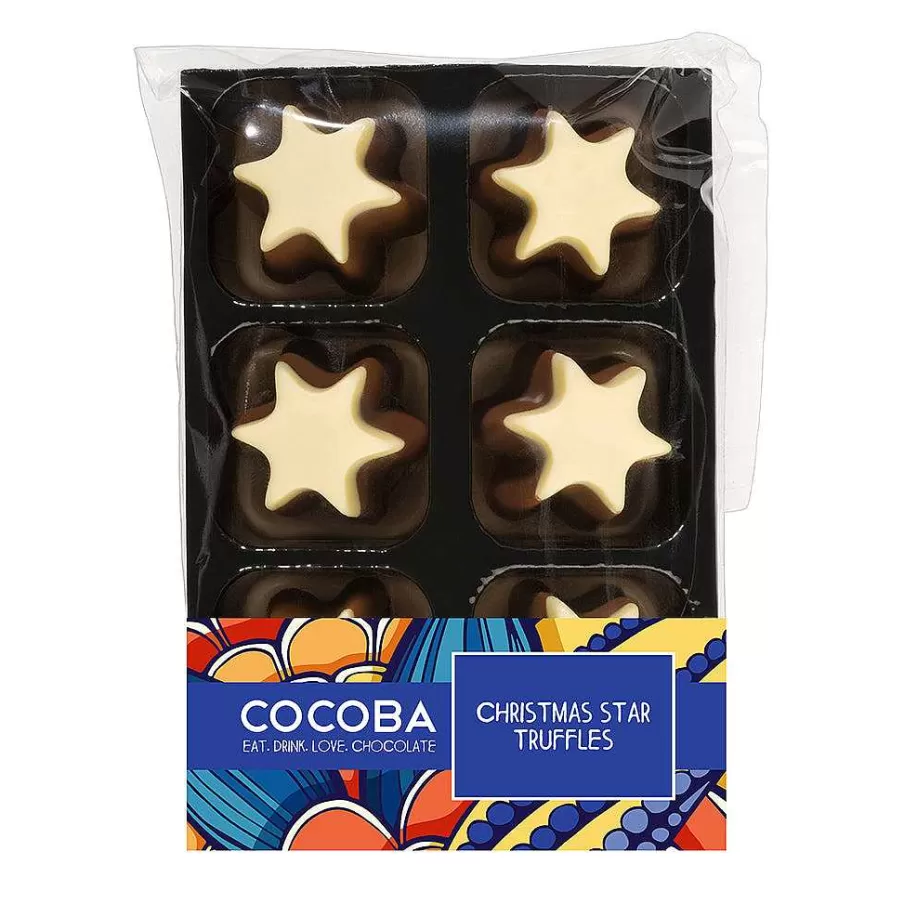 Hot Christmas Star Truffles (6 Truffles) Toppings