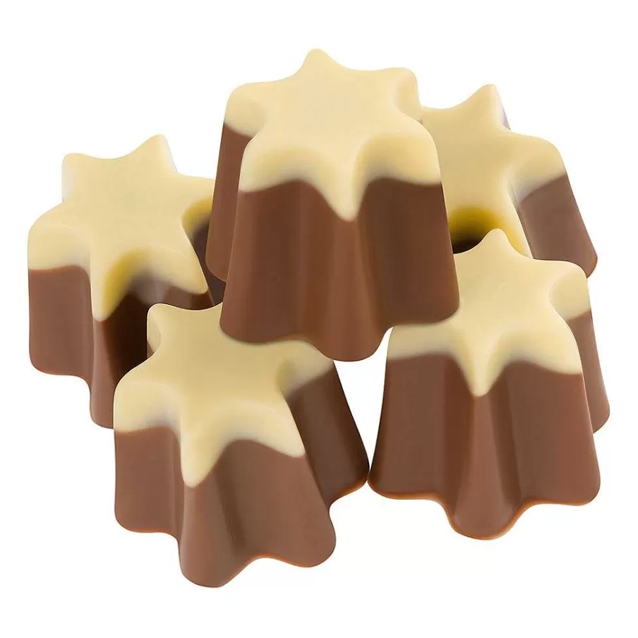 Hot Christmas Star Truffles (6 Truffles) Toppings