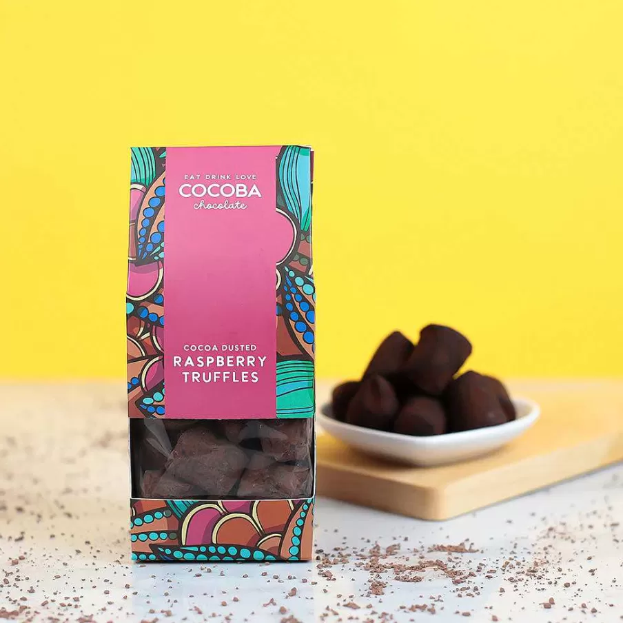 Outlet Cocoa Dusted Raspberry Truffles Chocolate Truffle Boxes