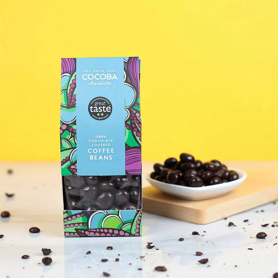Sale Dark Chocolate Covered Coffee Beans Chocolate Truffle Boxes