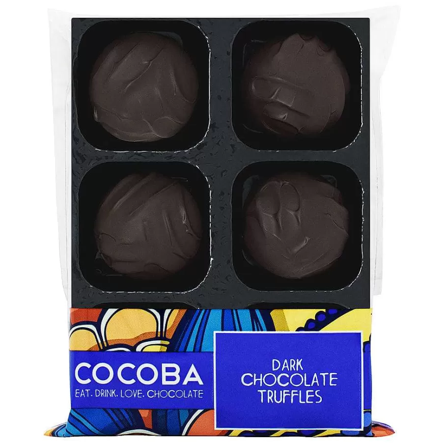 Cheap Dark Chocolate Truffles (6 Truffles) Chocolate Truffle Trays