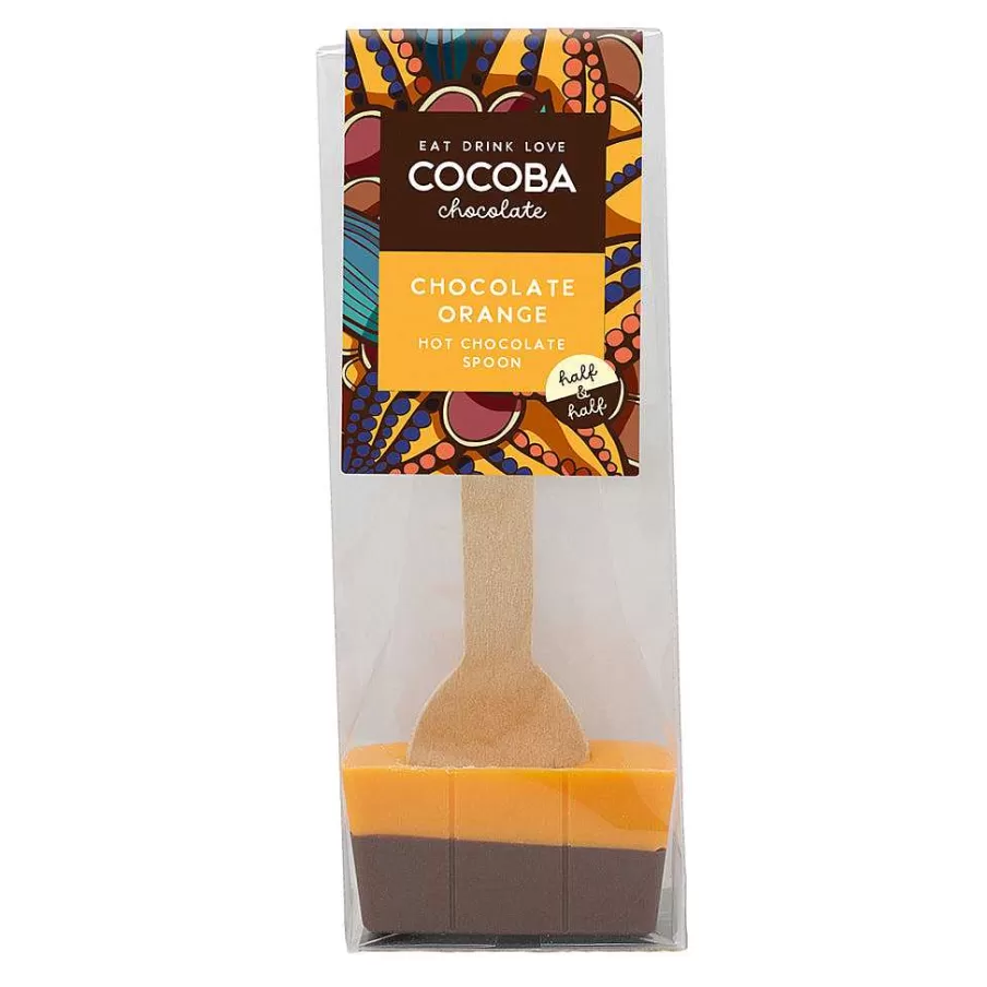 Clearance Half & Half Chocolate Orange Hot Chocolate Spoon Hot Chocolate Spoons