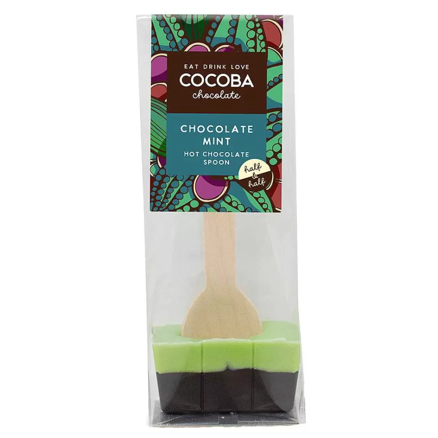 Online Half & Half Mint Chocolate Hot Chocolate Spoon Hot Chocolate Spoons