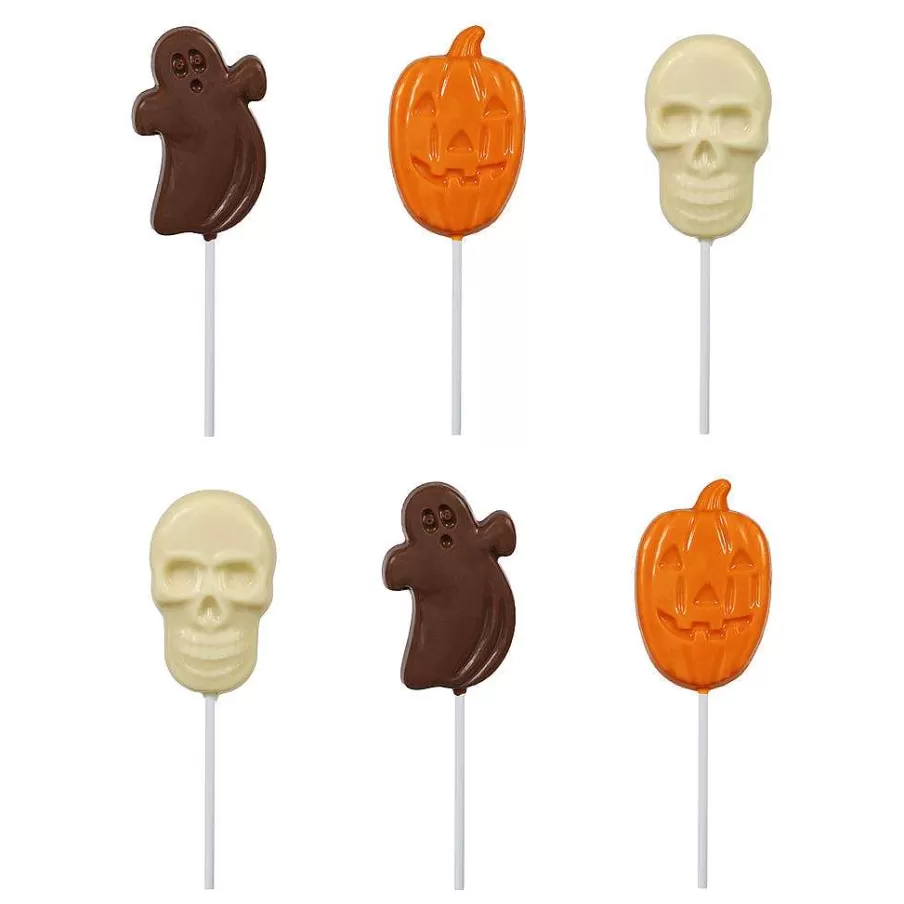 Best Halloween Lollipop Multipack (6 Lollipops) Chocolate Lollipops