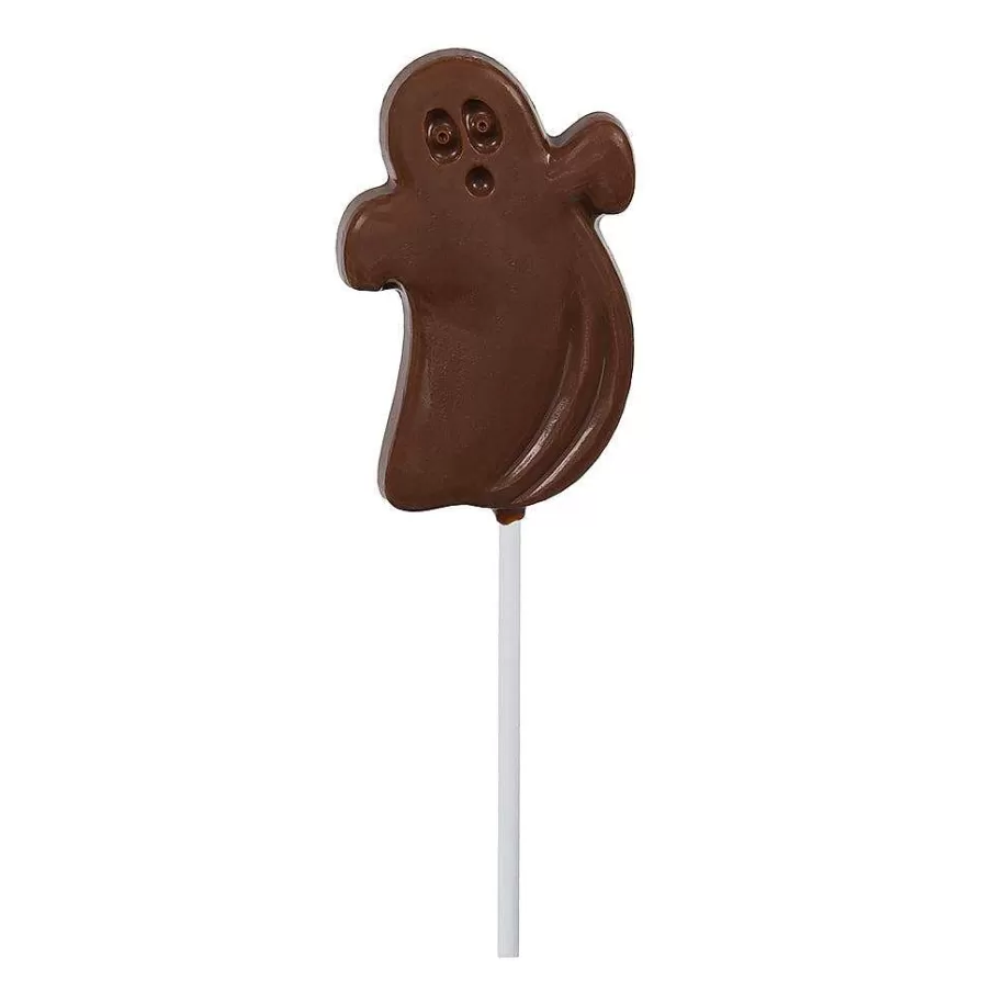 New Halloween Milk Chocolate Ghost Lollipop Novelty Chocolate