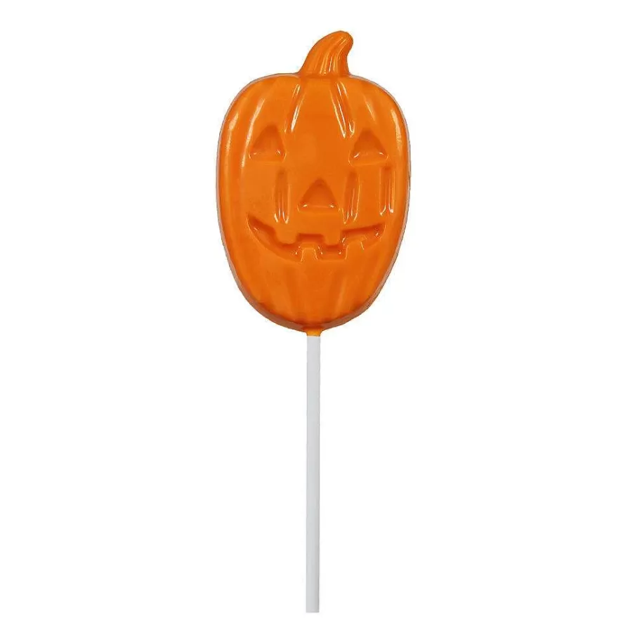Flash Sale Halloween Orange Chocolate Pumpkin Lollipop Party Bag Fillers