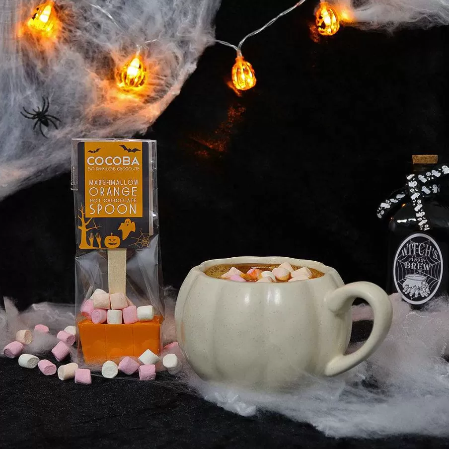 Store Halloween Orange Hot Chocolate Spoon Multipack (5 Spoons) Hot Chocolate Spoons
