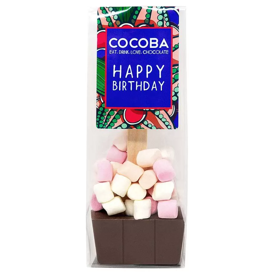 Best Happy Birthday Marshmallow Milk Hot Chocolate Spoon Hot Chocolate Spoons