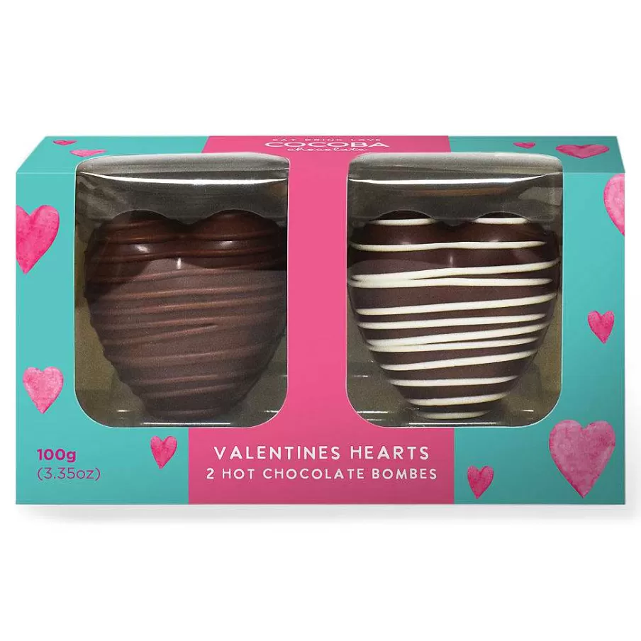 Best Sale Heart Shaped Hot Chocolate Bombes With Marshmallows Hot Chocolate Bombs