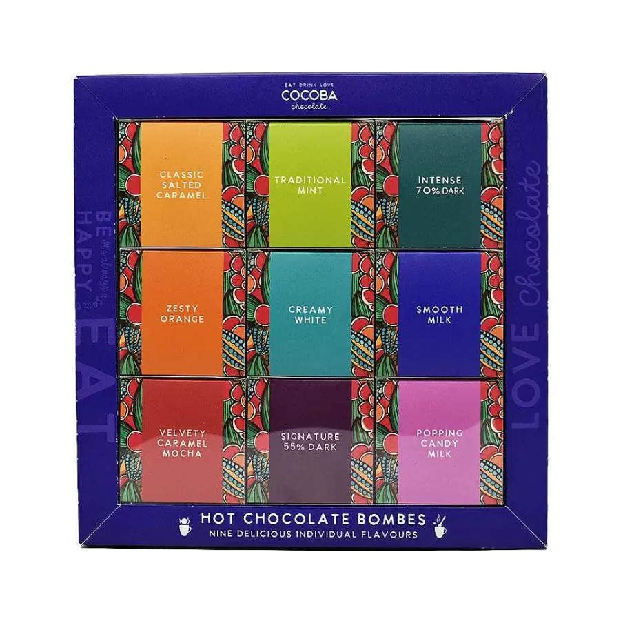 Cheap Hot Chocolate Bombe Selection Gift Box (9 Bombes) Hot Chocolate Bombs