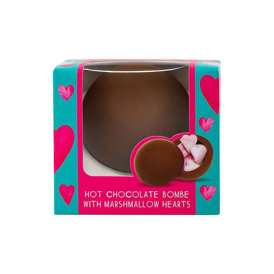 Outlet Hot Chocolate Bombe With Heart Marshmallows (Single) Hot Chocolate Bombs