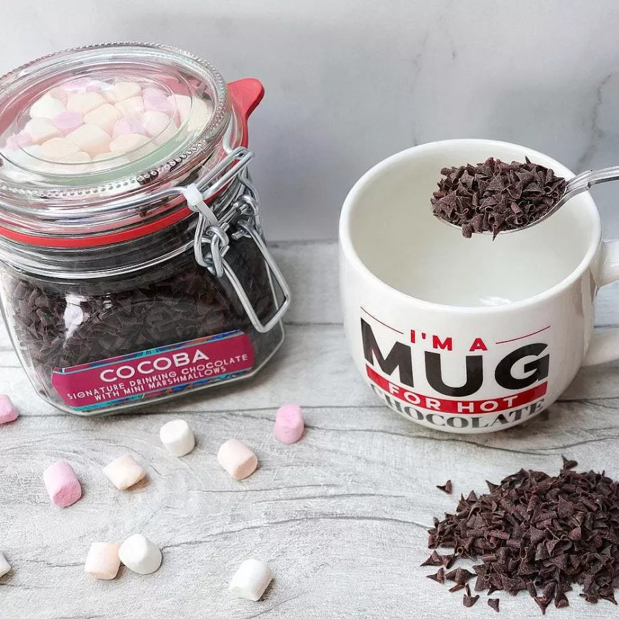 Clearance Hot Chocolate Jar With Mini-Marshmallows Hot Chocolate Flakes