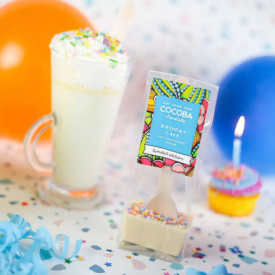 Store Limited Edition Birthday Cake Hot Chocolate Spoon Hot Chocolate Spoons