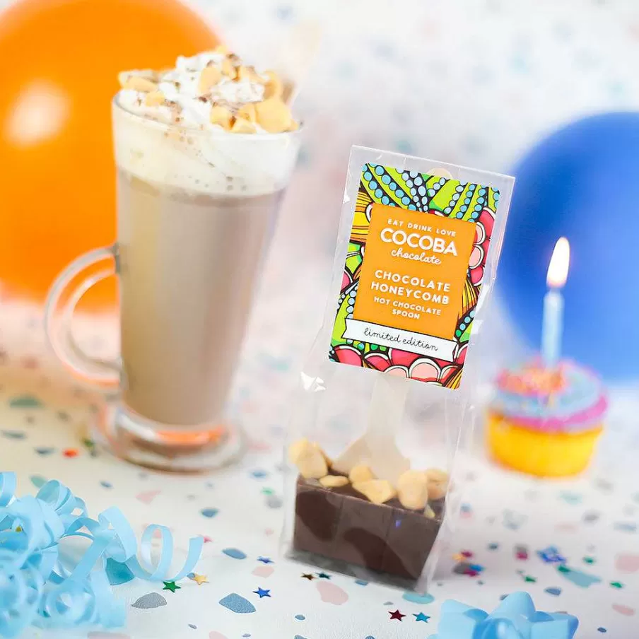 Best Sale Limited Edition Milk Hot Chocolate Spoon With Honeycomb Hot Chocolate Spoons