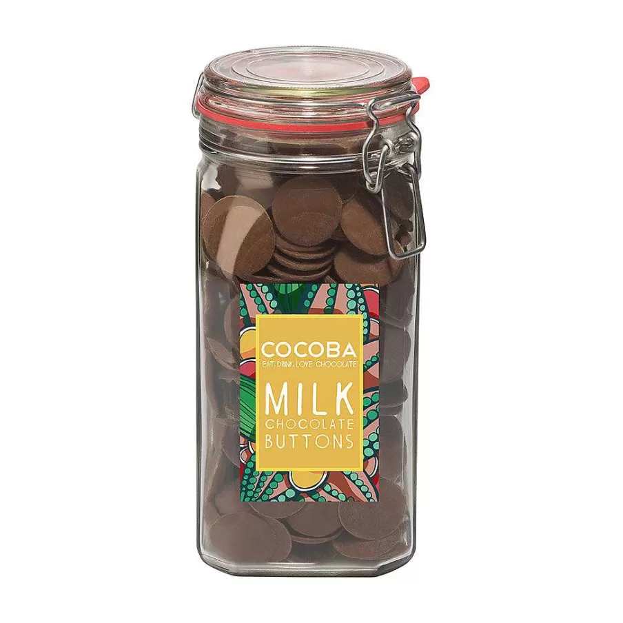 Flash Sale Milk Chocolate Buttons Jar Toppings