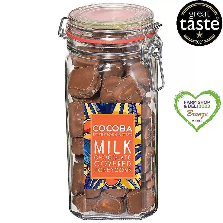 New Milk Chocolate Covered Honeycomb Jar Chocolate Honeycomb Jars