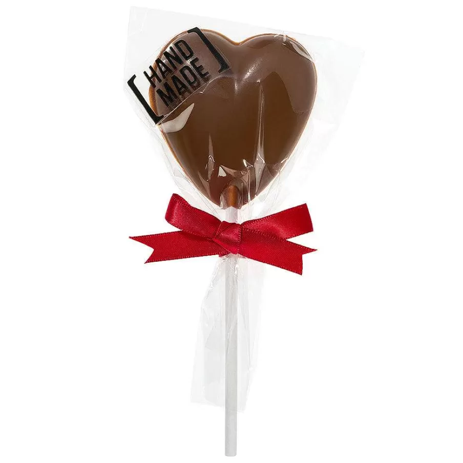 Online Milk Chocolate Heart Lollipop Toppings