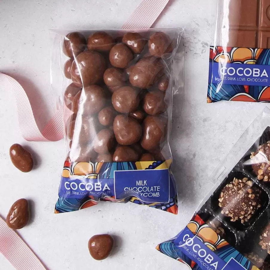 Store Milk Chocolate Honeycomb Bag Chocolate Treat Bags