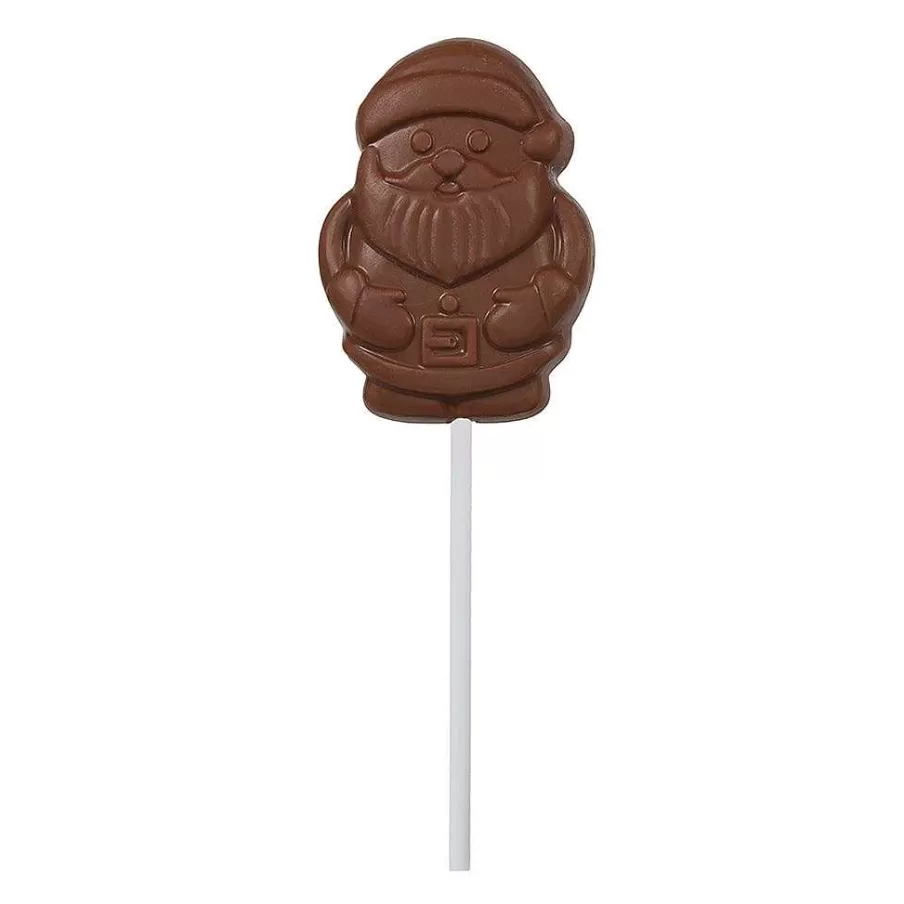Best Sale Milk Chocolate Santa Lollipop Party Bag Fillers