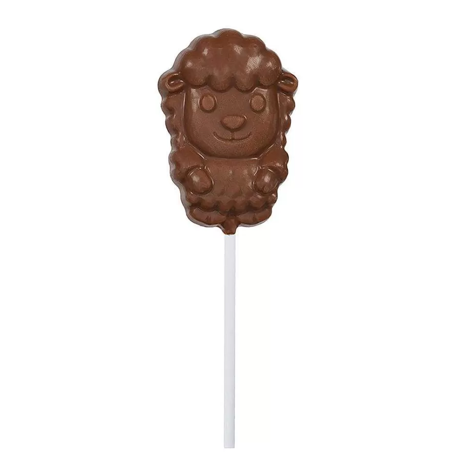 Hot Milk Chocolate Sheep Lollipop Party Bag Fillers