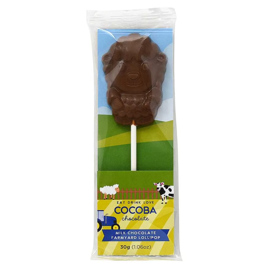 Hot Milk Chocolate Sheep Lollipop Party Bag Fillers