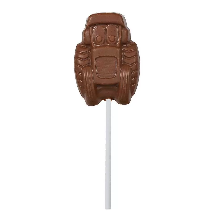Store Milk Chocolate Tractor Lollipop Novelty Chocolate