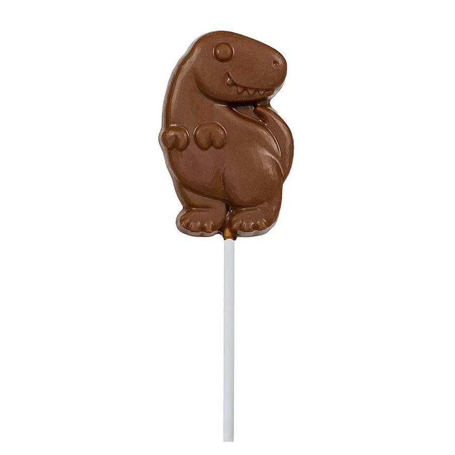 Online Milk Chocolate T-Rex Lollipop With Sprinkles Chocolate Lollipops