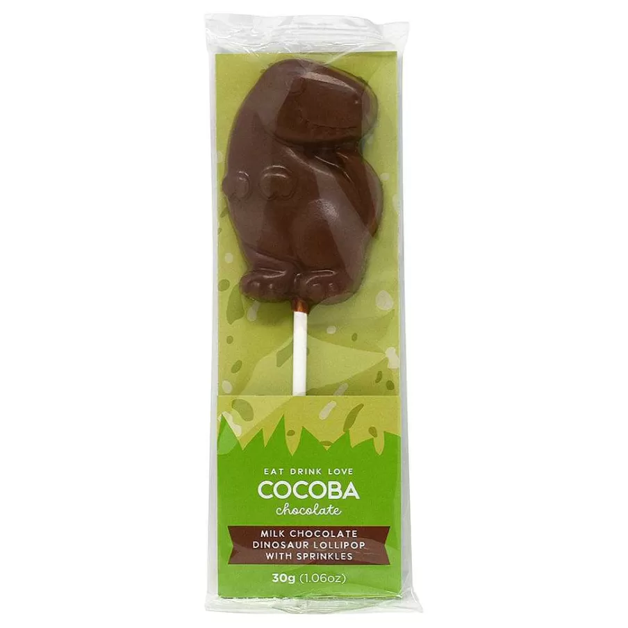 Online Milk Chocolate T-Rex Lollipop With Sprinkles Chocolate Lollipops