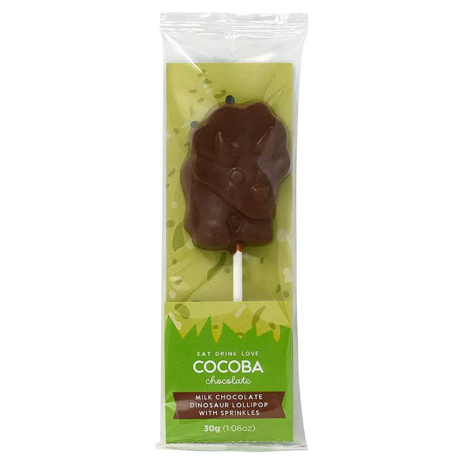 Best Milk Chocolate Triceratops Lollipop With Sprinkles Toppings