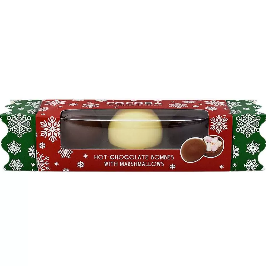 Hot Mixed Hot Chocolate Bombe Cracker With Marshmallows Hot Chocolate Bombs