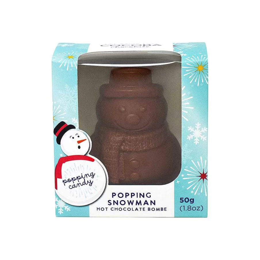 Best Sale Popping Candy Snowman Hot Chocolate Bombe (Single) Hot Chocolate Bombs