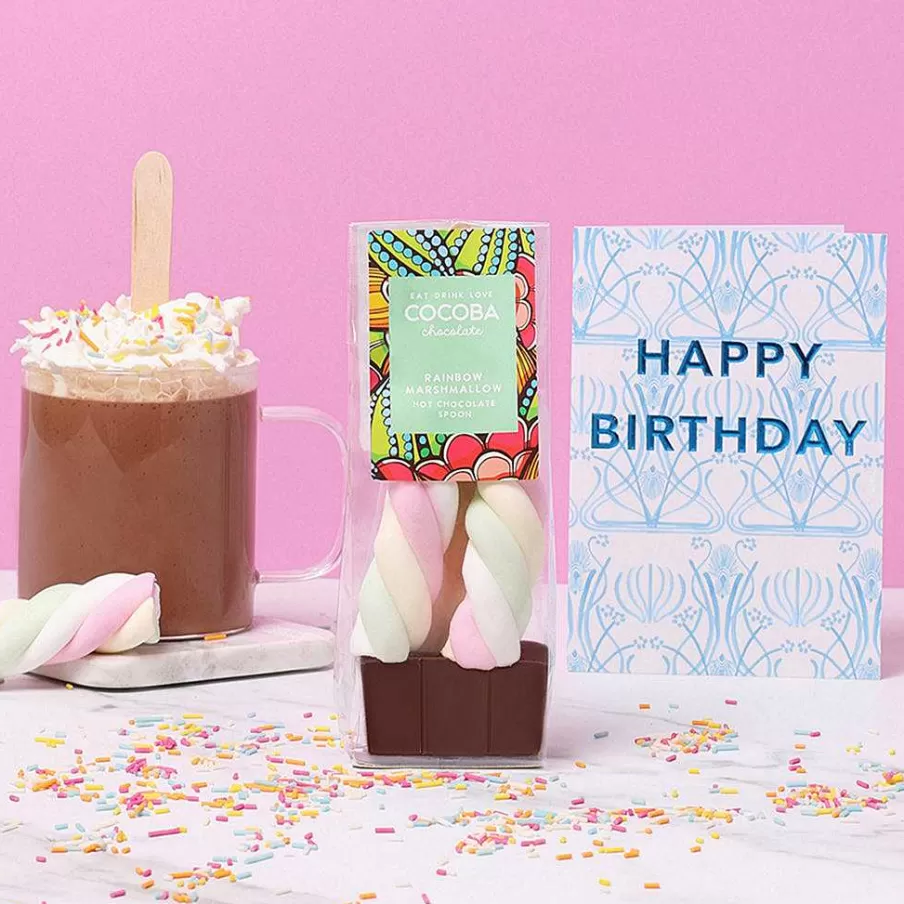 Online Rainbow Marshmallow Milk Hot Chocolate Spoon Hot Chocolate Spoons