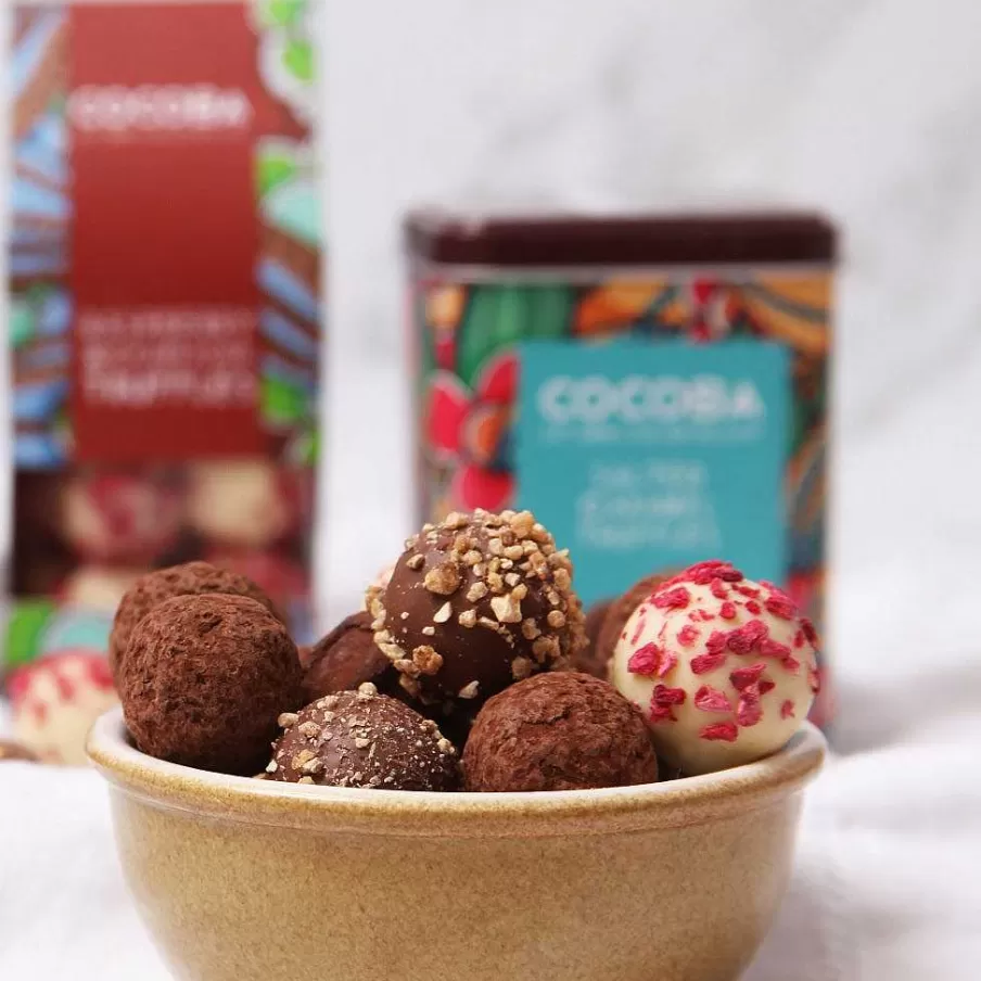 Best Sale Raspberry And Marc De Champagne Truffles Chocolate Truffle Boxes