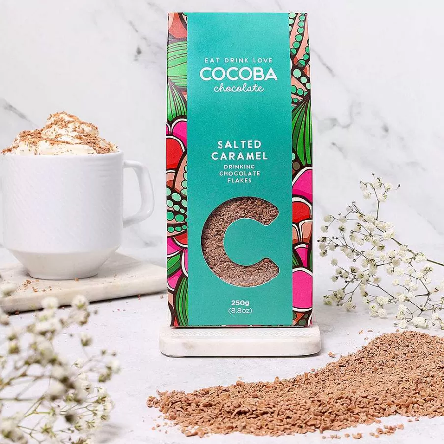Fashion Salted Caramel Drinking Chocolate Flakes Hot Chocolate Flakes