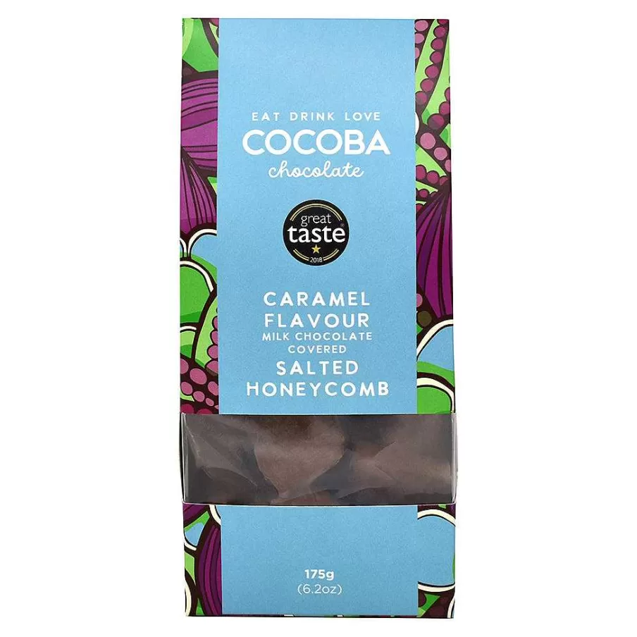 Store Salted Caramel Milk Chocolate Covered Honeycomb Chocolate Truffle Boxes