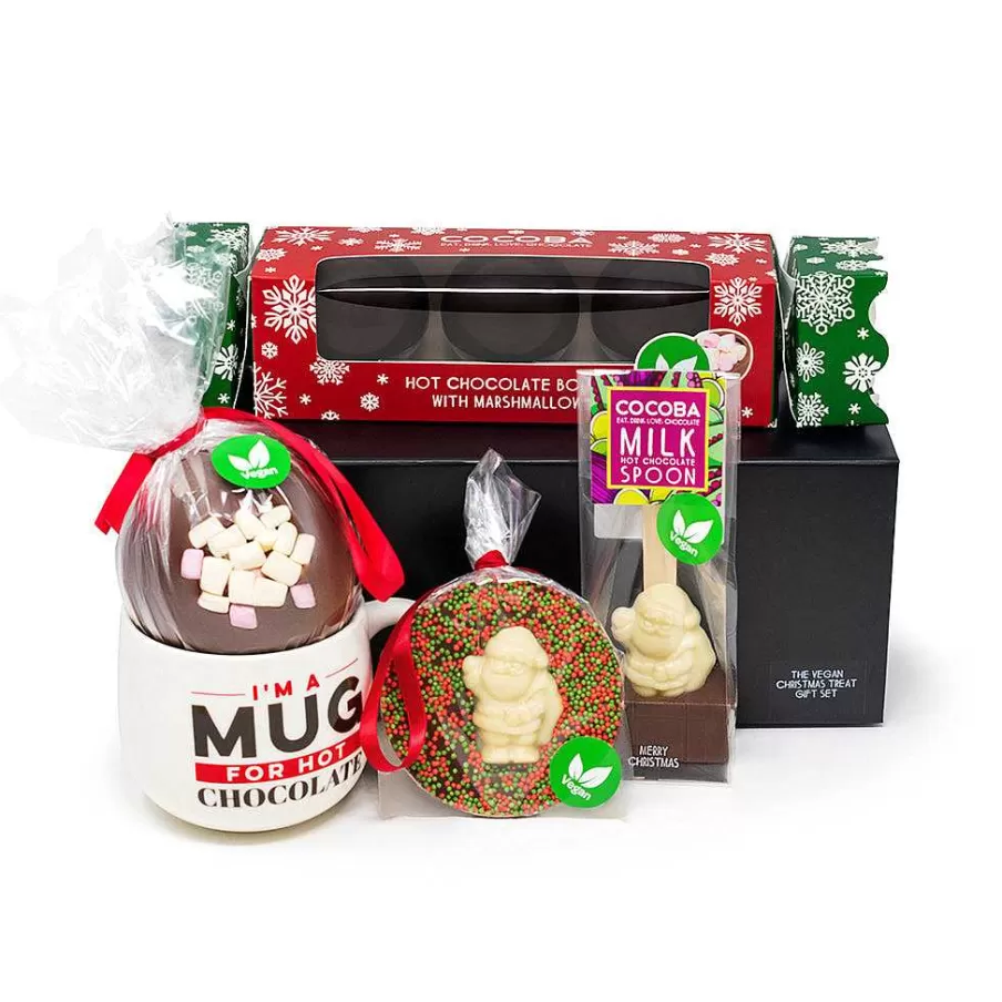 Cheap The Vegan Christmas Treat Gift Set Hot Chocolate Spoons