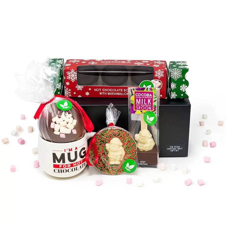 Cheap The Vegan Christmas Treat Gift Set Hot Chocolate Spoons