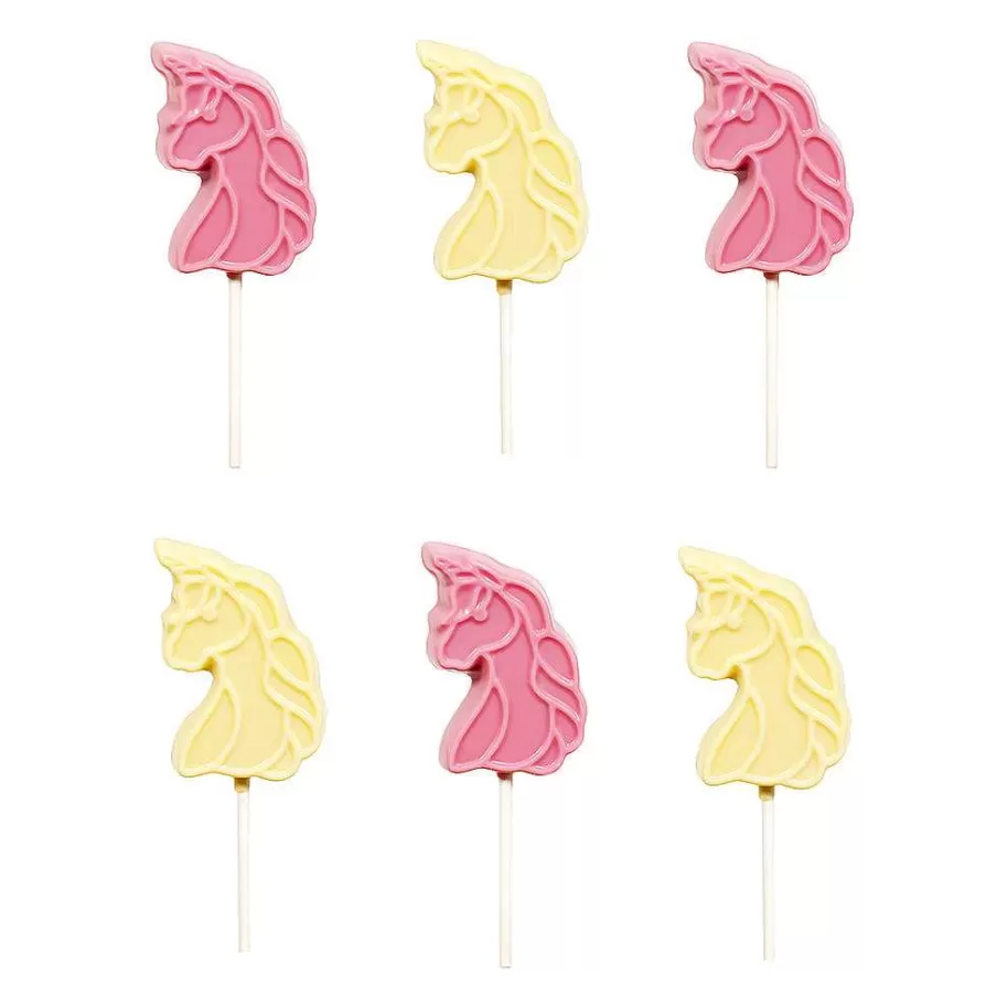 Clearance Unicorn Lollipop Multipack (6 Lollipops) Party Bag Fillers