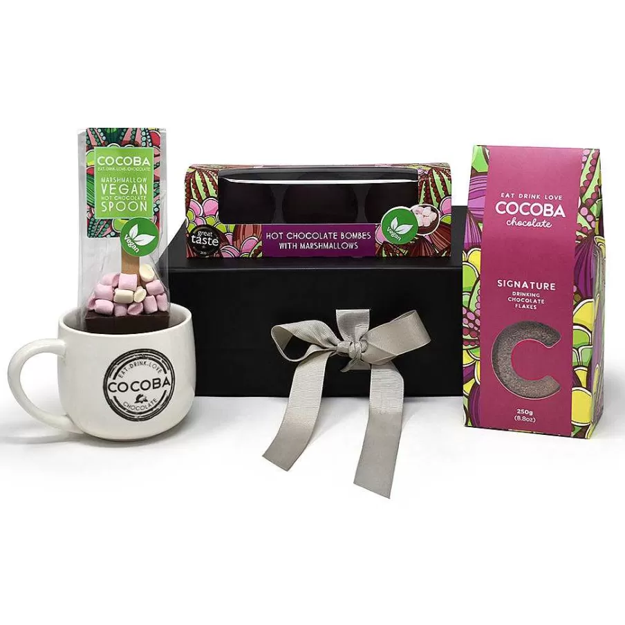 Flash Sale Vegan Luxury Hot Chocolate Gift Set Hot Chocolate Spoons