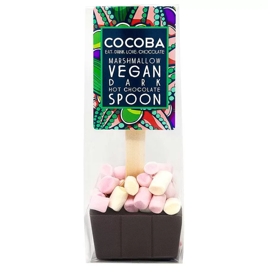 Best Sale Vegan Marshmallow Dark Chocolate Hot Chocolate Spoon Hot Chocolate Spoons