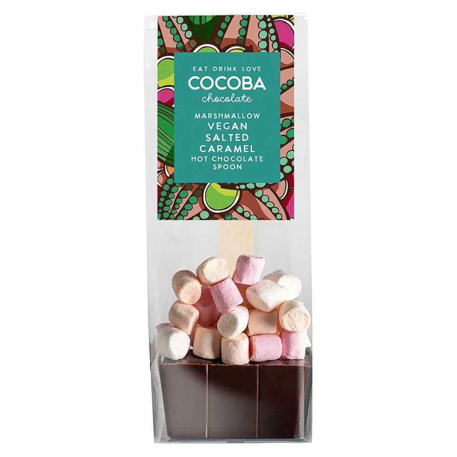 Flash Sale Vegan Marshmallow Salted Caramel Hot Chocolate Spoon Hot Chocolate Spoons